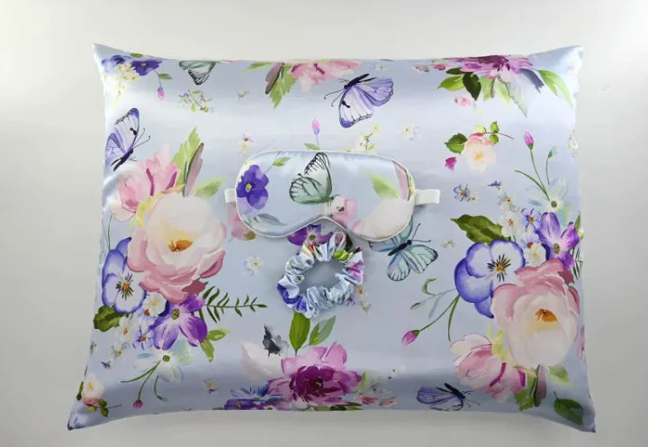 Arcyn Elegant Silk-Effect Pillowcase