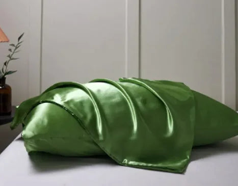 Arcyn Silk Solid Color Satin Pillowcase