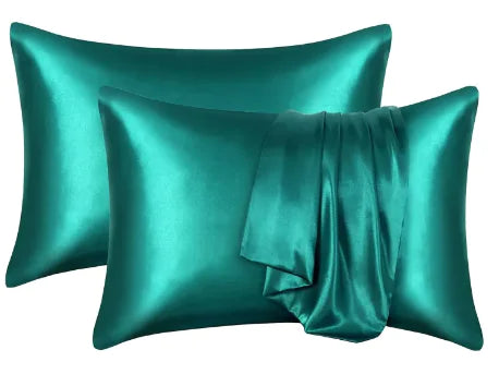 Arcyn Silk Solid Color Satin Pillowcase
