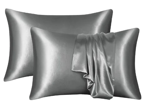 Arcyn Silk Solid Color Satin Pillowcase