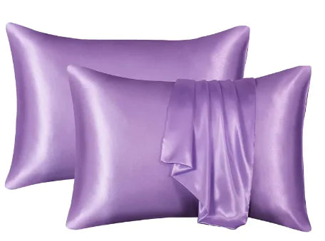 Arcyn Silk Solid Color Satin Pillowcase