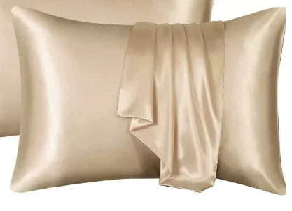Arcyn Silk Solid Color Satin Pillowcase