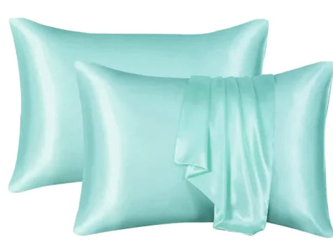 Arcyn Silk Solid Color Satin Pillowcase